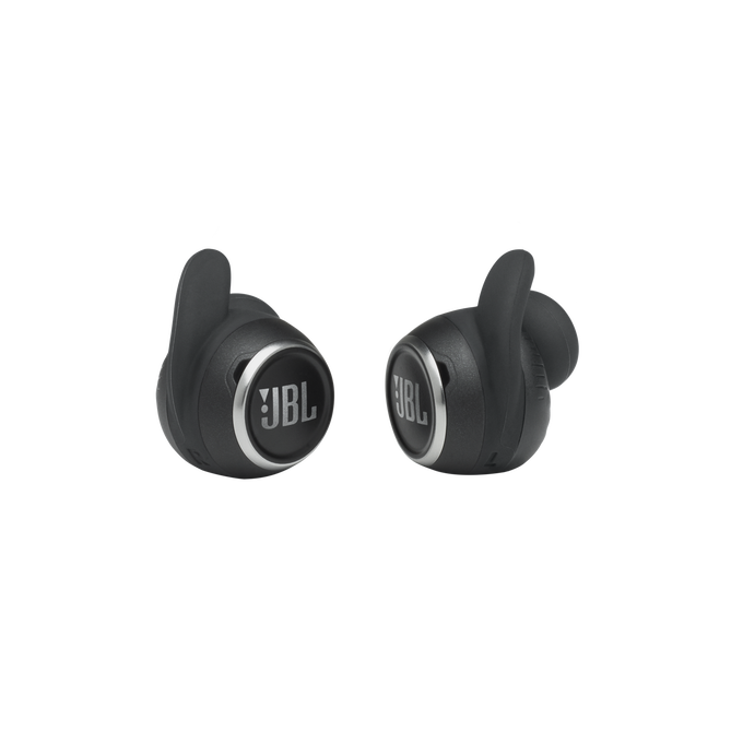 JBL Reflect Mini NC - Black - Waterproof true wireless Noise Cancelling sport earbuds - Detailshot 1 image number null
